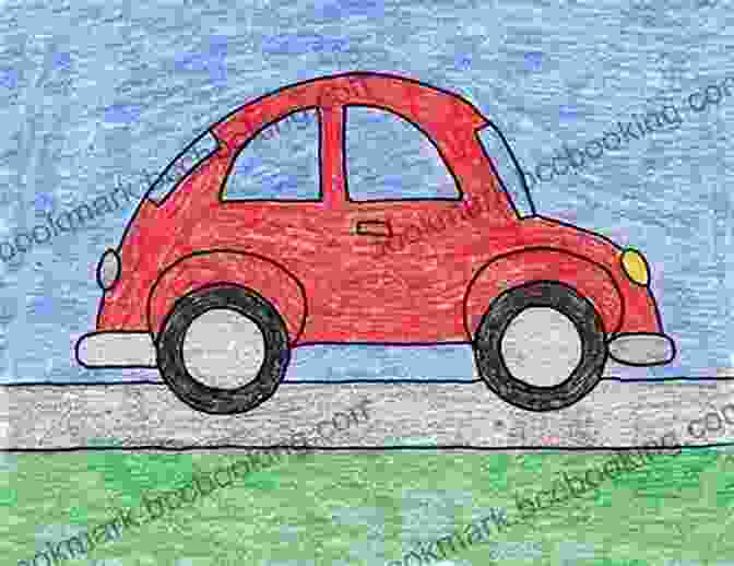 A Child Drawing A Car With Passion And Excitement How To Draw Cars For Kids: Learn How To Draw Step By Step (Step By Step Drawing Books)