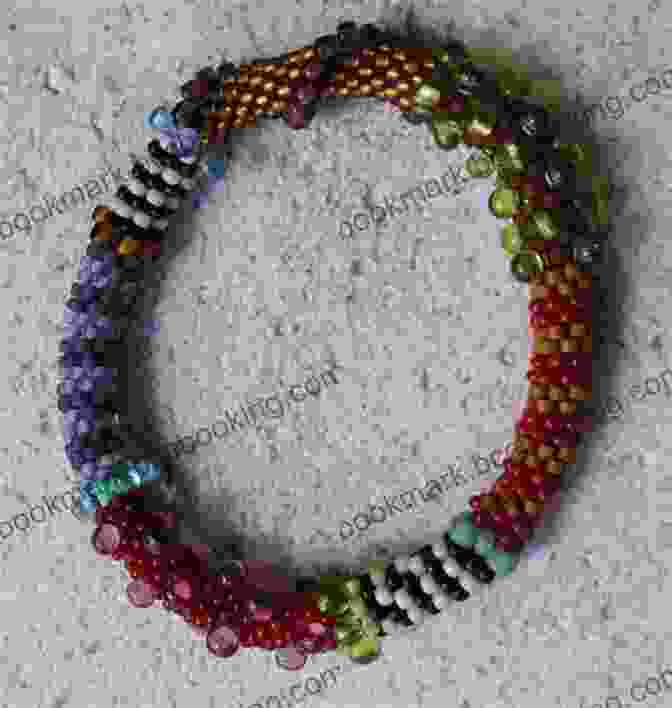A Collection Of Beaded Crochet Bracelets, Showcasing The Vibrant Colors And Diverse Bead Types That Can Be Used To Create Unique And Eye Catching Pieces. Beaded Dance Bracelet Crochet Pattern #121 For Bracelet With Beads