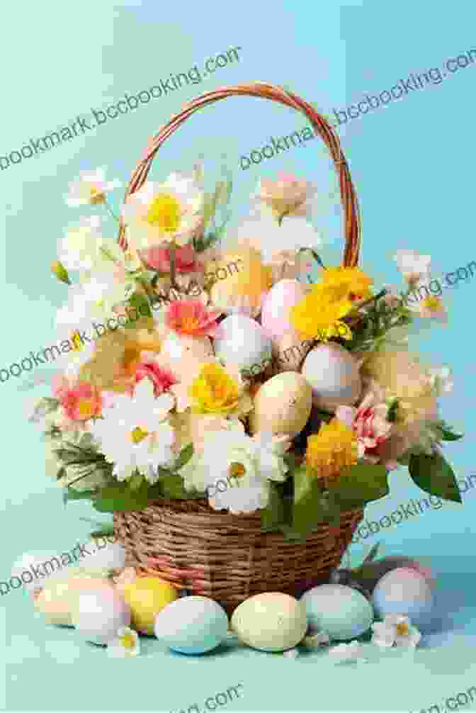 A Colorful Basket Overflowing With Decorated Easter Eggs First 100 Easter Words Jessica Barondes
