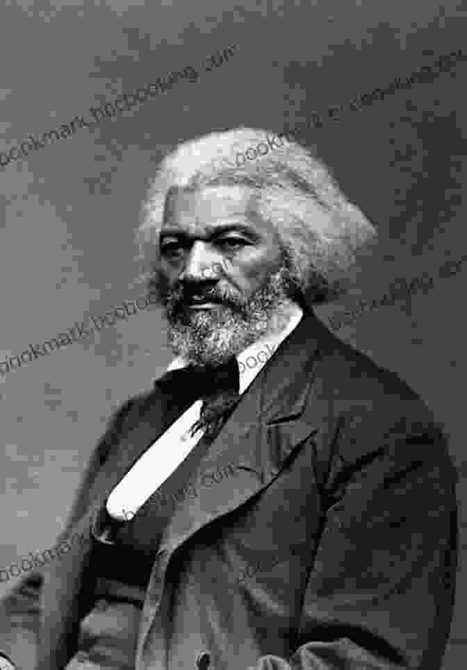 A Depiction Of Frederick Douglass, An African American Man In A Suit, Holding A Book Titled Thirty Years A Slave From Bondage To Freedom: The Institution Of Slavery As Seen On The Plantation And In The Home Of The Planter: Autobiography Of Louis Hughes