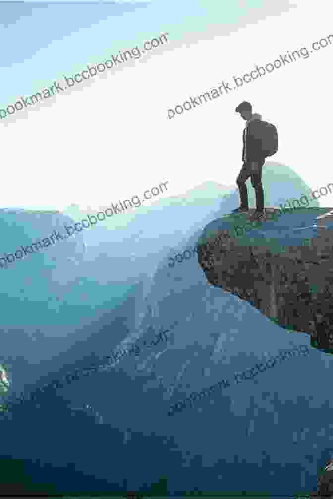 A Person Standing On The Edge Of A Cliff, Their Eyes Closed And A Determined Expression On Their Face The Unofficial Encyclopedia Of Ultimate Challenges For Minecrafters: New Adventures And Thrilling Dares To Take Your Game To The Next Level (Encyclopedia For Minecrafters)
