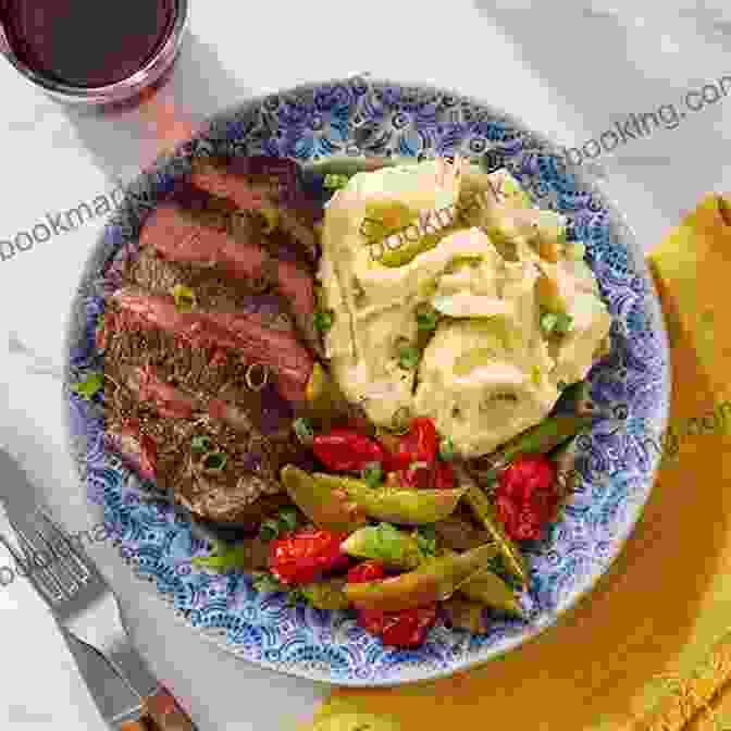 A Sizzling Steak With Grilled Vegetables And A Side Of Mashed Potatoes Impossible To Easy: 111 Delicious Recipes To Help You Put Great Meals On The Table Every Day
