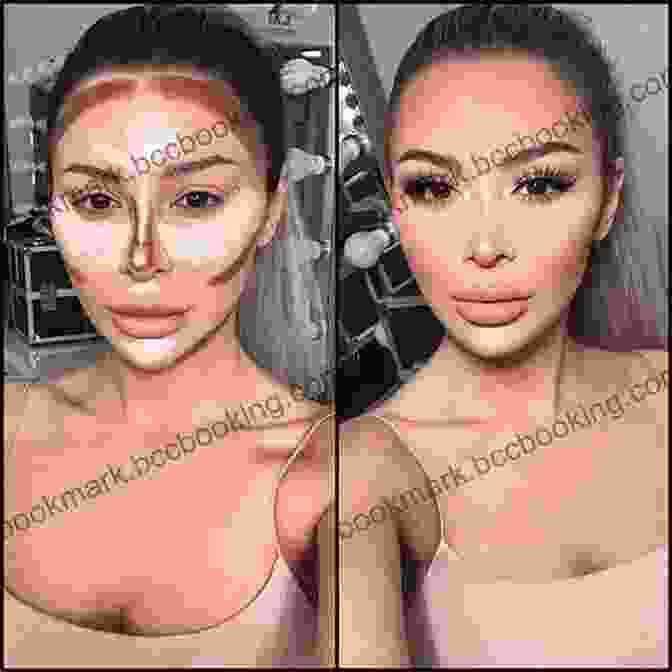 A Woman Contouring And Highlighting Her Face Makeup Tips Tricks Tutorials Trends How To S BOOK: 100 Makeup Tips Makeup Tutorial For Beginners