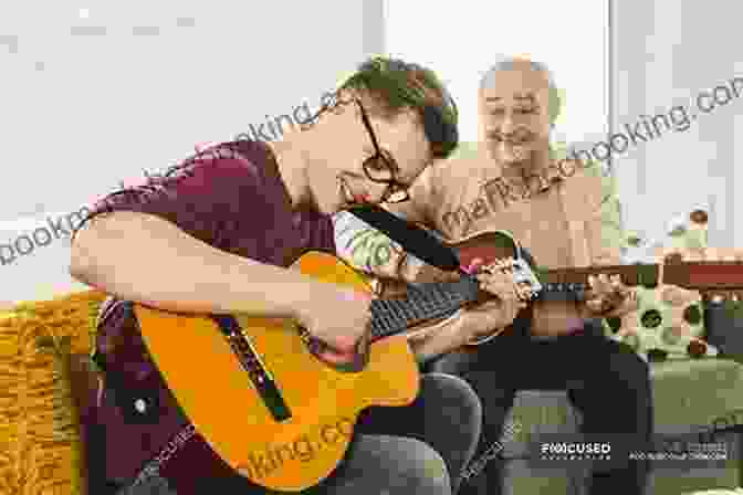 A Young Boy And His Grandfather Playing Guitar Together Gus Me: The Story Of My Granddad And My First Guitar