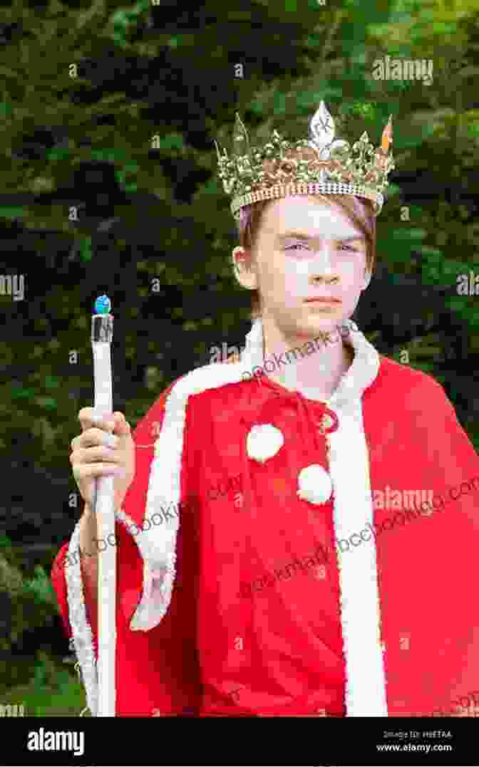 A Young Boy Sitting On A Throne, Wearing A Crown And Holding A Scepter Arthur And The Knights Of The Round Table: The Boy Who Would Be King