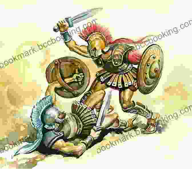 Achilles And Hector Engaged In A Fierce Duel In The Stunning Illustration The Iliad For Children (Illustrated)