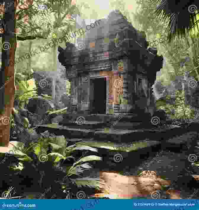 An Ancient Temple Amidst A Lush Jungle, With Intricate Carvings And Vibrant Colors. Beyond The Coral Sea: Travels In The Old Empires Of The South West Pacific (Text Only)