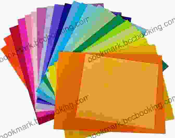 An Assortment Of Paper Types, Colors, And Textures, Arranged On A Colorful Background Snappy Style: Paper Decoration Creations (Paper Creations)