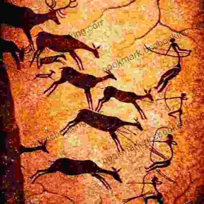 Ancient Cave Painting Depicting A Hunt For Survival Fight For Survival (Tangled History)