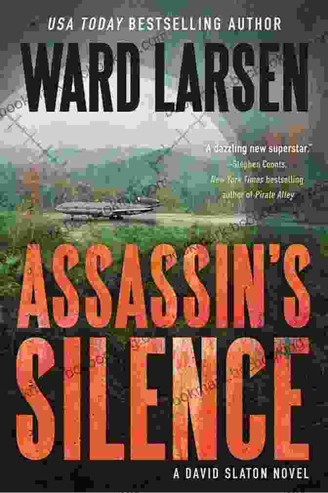 Assassin Silence Book Cover Featuring A Shadowy Figure Holding A Gun Assassin S Silence: A David Slaton Novel