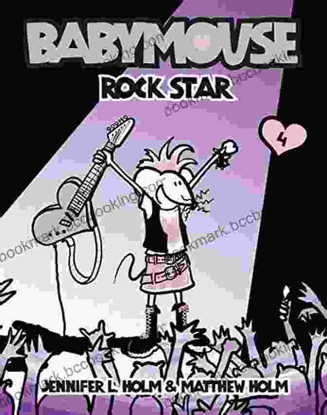 Babymouse Rocking Out On Stage With Her Guitar Babymouse #10: The Musical Jennifer L Holm