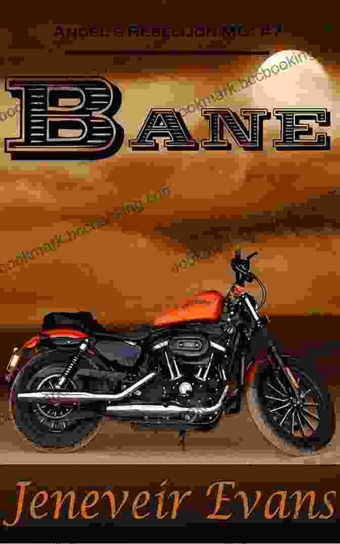 Bane Angel Rebellion MC Book Cover Depicting Fierce Bikers With Demonic Wings Bane (Angel S Rebellion MC: #7) Jeneveir Evans