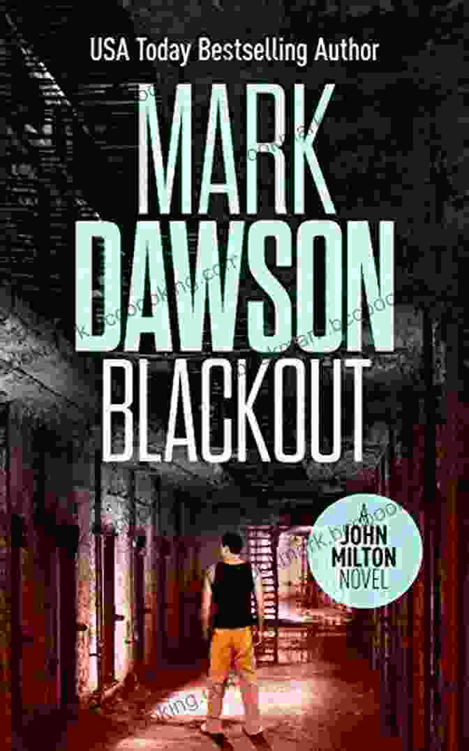 Blackout Book Cover Featuring John Milton In A Shadowy Urban Setting Blackout John Milton #10 (John Milton Series)