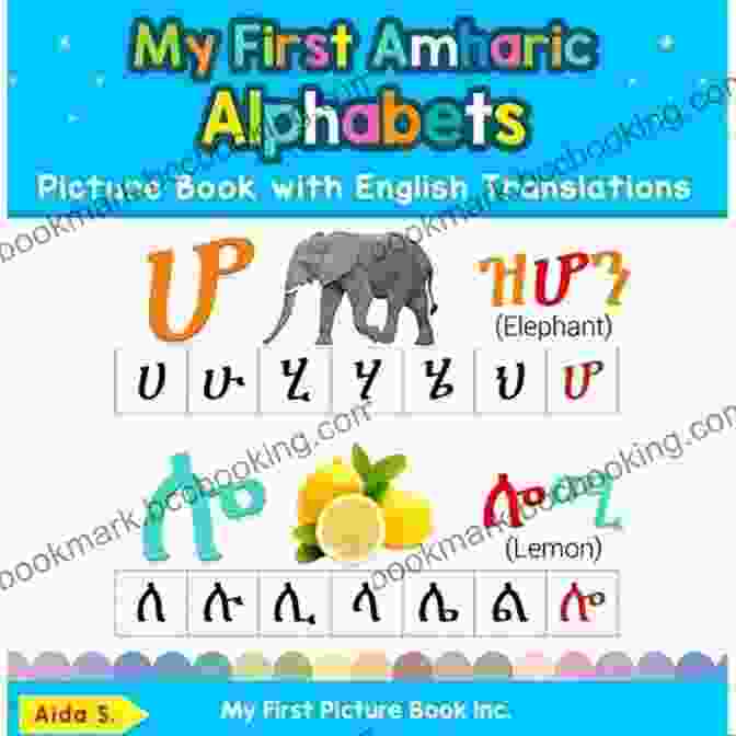 Book Cover Of 'Amharic English 100 First Words Picture Learn Amharic Alphabets' AMHARIC ENGLISH 100 First Words Picture (Learn Amharic Alphabets 1)