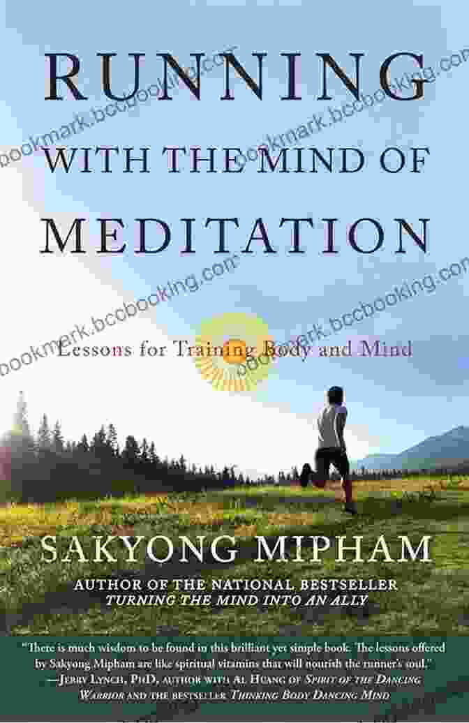 Book Cover Of Running With The Mind Of Meditation, Featuring A Runner On A Serene Mountain Trail Running With The Mind Of Meditation: Lessons For Training Body And Mind