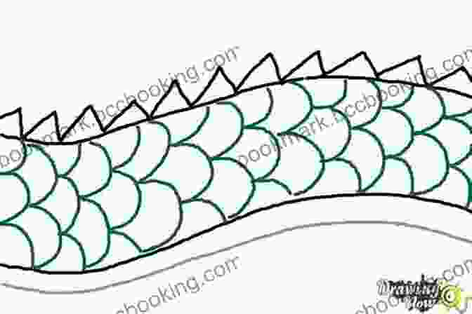 Close Up Of A Dragon Drawing Showcasing Intricate Scales, Textures, And Shading Dragonart Evolution: How To Draw Everything Dragon