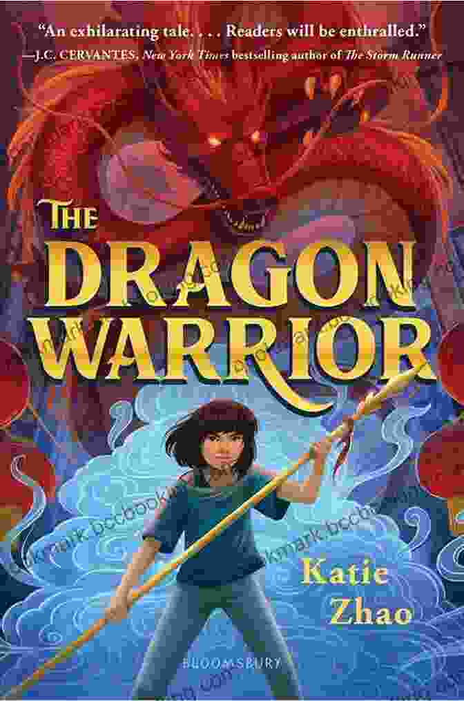 Cover Of The Dragon Warrior Katie Zhao Book, Featuring A Young Woman In Martial Arts Attire Facing A Dragon The Dragon Warrior Katie Zhao