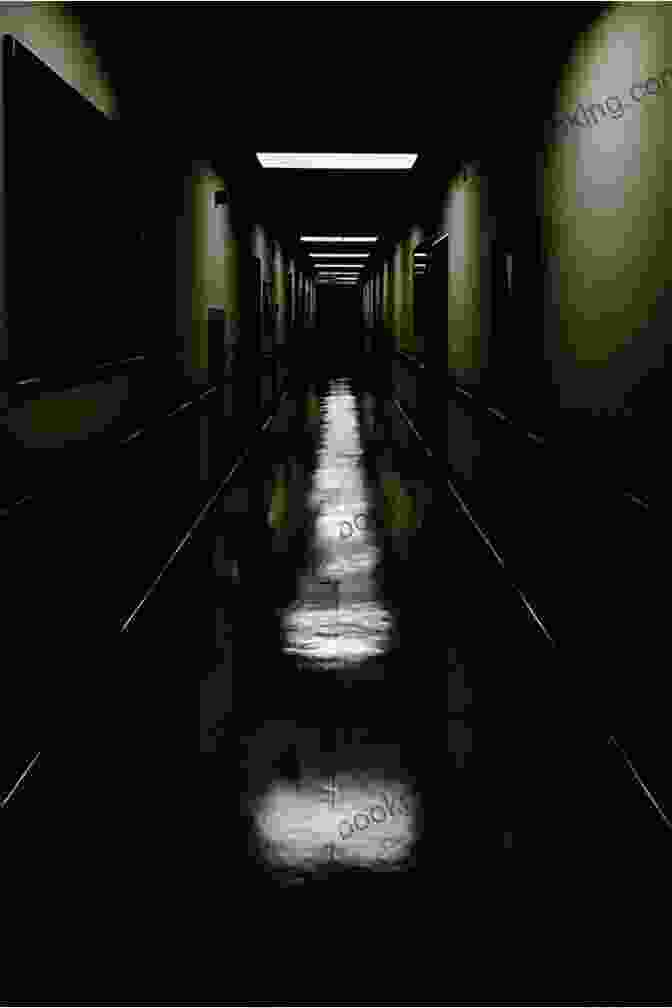 Dimly Lit Hallway Of An Abandoned Hospital With Shadows Moving In The Background The Oakland Caretakers (Phantom Chillers 4)