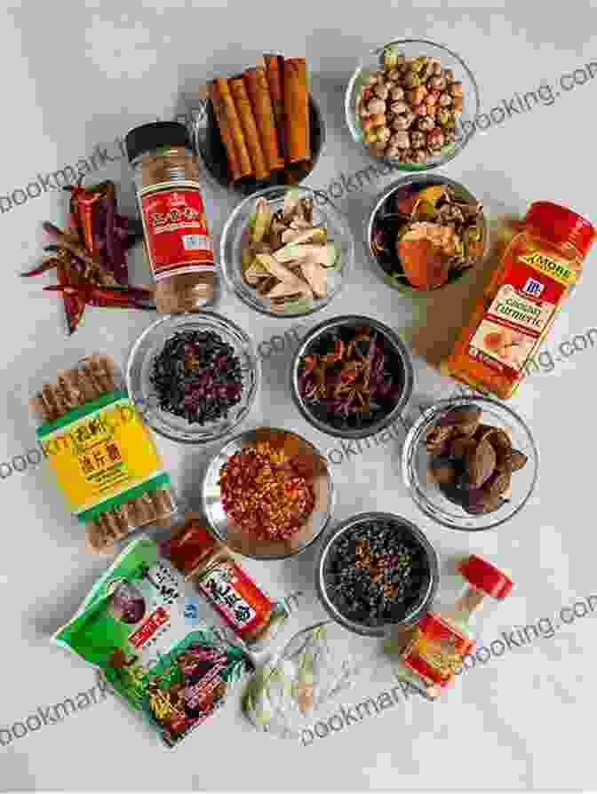Display Of Spices And Ingredients Used In Chinese Cooking The Fortune Cookie Chronicles: Adventures In The World Of Chinese Food