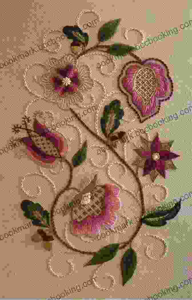 Embroidered Flowers In A Vibrant Array Of Colors Foolproof Flower Embroidery: 80 Stitches 400 Combinations In A Variety Of Fibers Add Texture Color Sparkle To Your Organic Garden