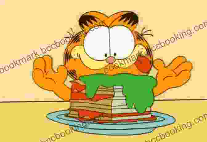 Garfield Licking His Lips With A Lasagna In Front Of Him Garfield Swallows His Pride: His 14th (Garfield Series)