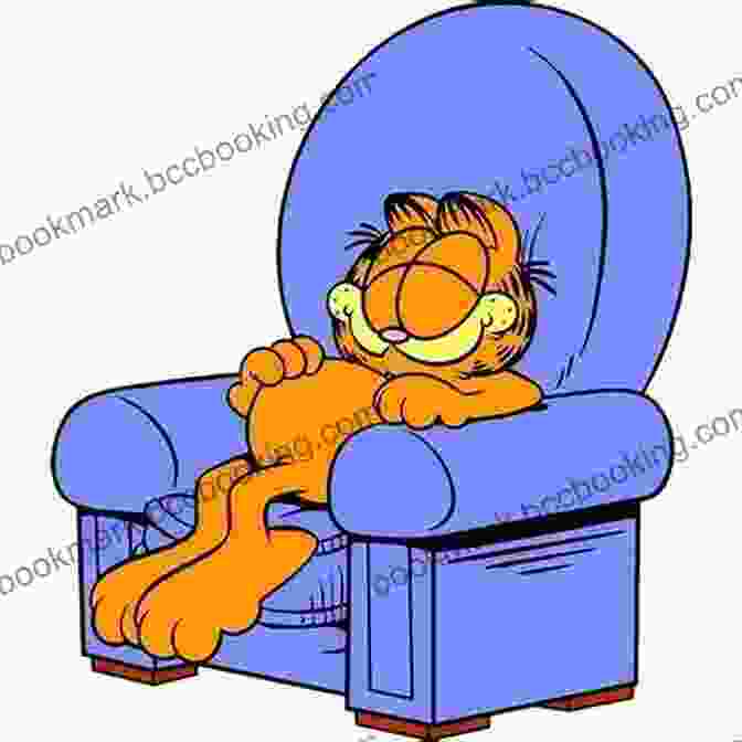 Garfield Sitting On A Couch, Reading A Newspaper With A Smug Expression Garfield Hangs Out: His 19th (Garfield Series)
