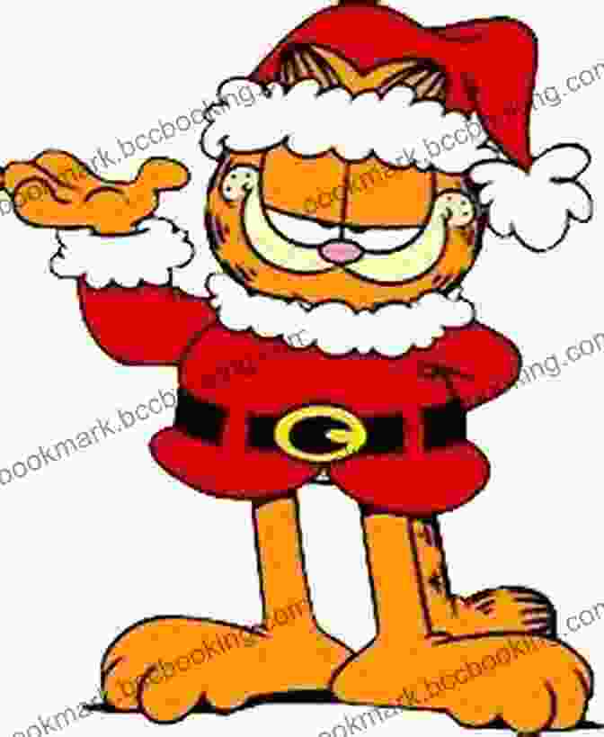Garfield The Cat Wearing A Santa Claus Hat And Holding A Christmas Present Garfield Co #7: Home For The Holidays (Garfield Graphic Novels)
