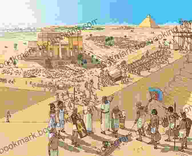 Illustration Of Ancient Egyptians Building A Pyramid Egyptian Pyramids (Ancient Wonders) Sudipta Bardhan Quallen