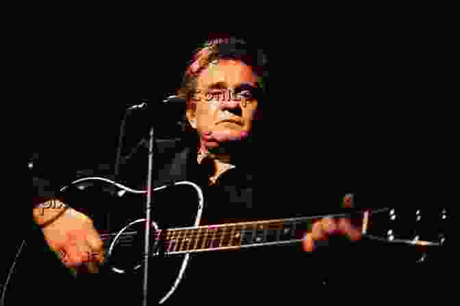 Johnny Cash Performing Live, With His Iconic Black Suit And Guitar Who Was Johnny Cash? (Who Was?)