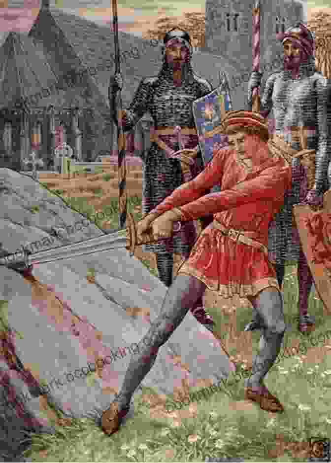 King Arthur, In Full Armor, Draws His Sword Alongside The Valiant Knight Lancelot. On The Dragon S Breath (a Tale Of Merlin 1)