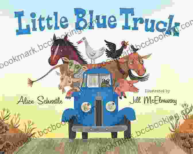 Little Blue Truck Driving Into A Colorful School Building With Excited Children Waving Time For School Little Blue Truck
