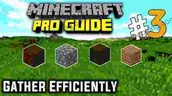 Minecraft Player Gathering Resources Efficiently Mini Hacks For Minecrafters: Mastering 1 9: The Unofficial Guide To The Combat Update