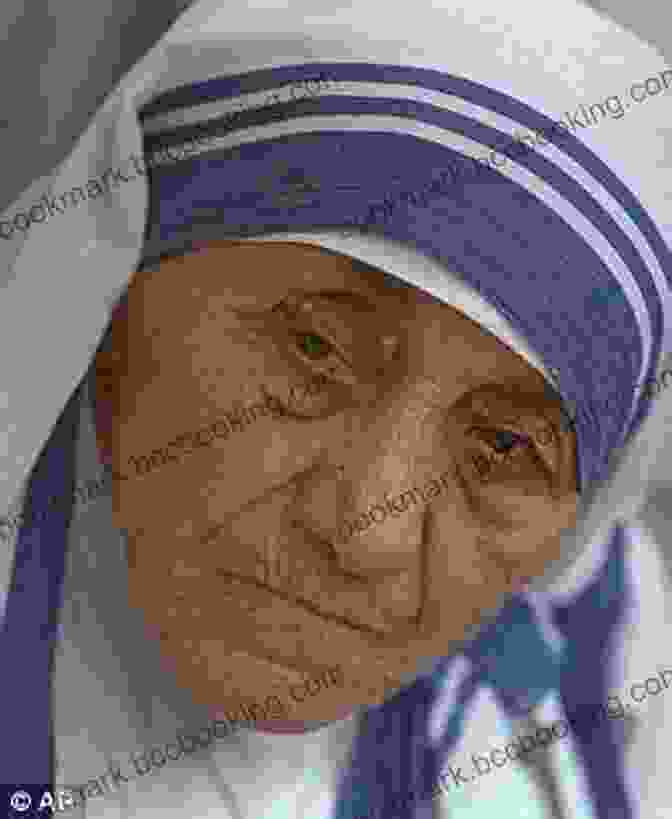 Mother Teresa In Her Signature Blue And White Sari, Smiling And Surrounded By People In The Slums Who Was Mother Teresa? (Who Was?)