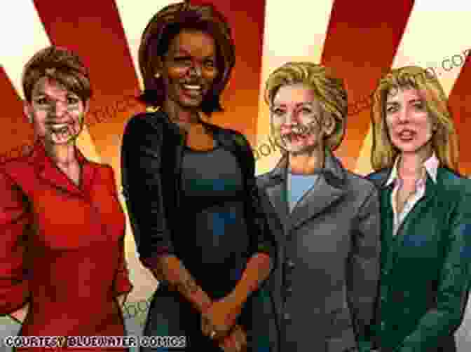 Official Portraits Of Hillary Clinton, Sarah Palin, Michelle Obama, And Caroline Kennedy Female Force: Women In Politics: Hillary Clinton Sarah Palin Michelle Obama And Caroline Kennedy: A Graphic Novel