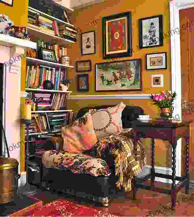 Peaceful Scene Of A Woman Reading A Book In A Cozy Handmade Decorated Living Room Made From Scratch: Discovering The Pleasures Of A Handmade Life