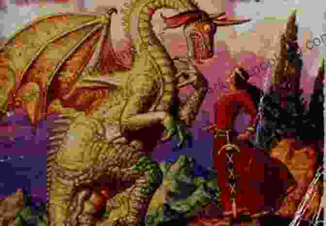 Princess Cimorene Riding A Dragon With Old Bayern In The Background Dragon Slippers Jessica Day George