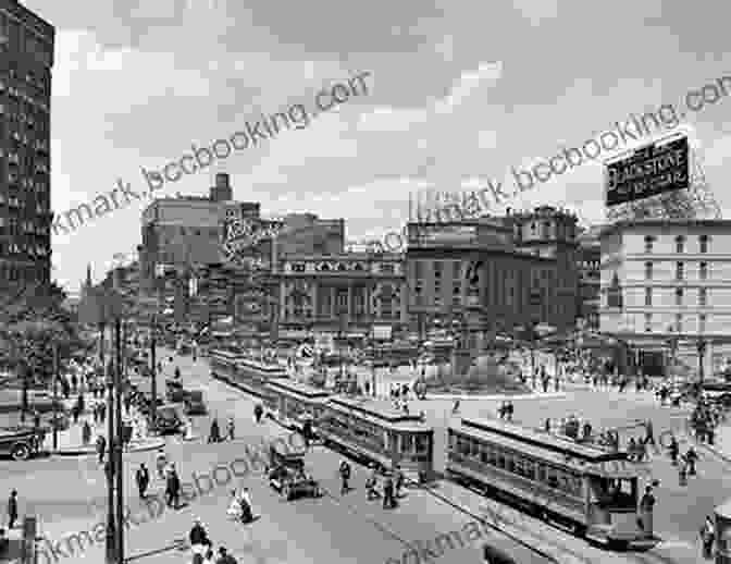 The Bustling Streets Of Detroit During The Golden Age Of American汽车. Crash Course: The American Automobile Industry S Road From Glory To Disaster