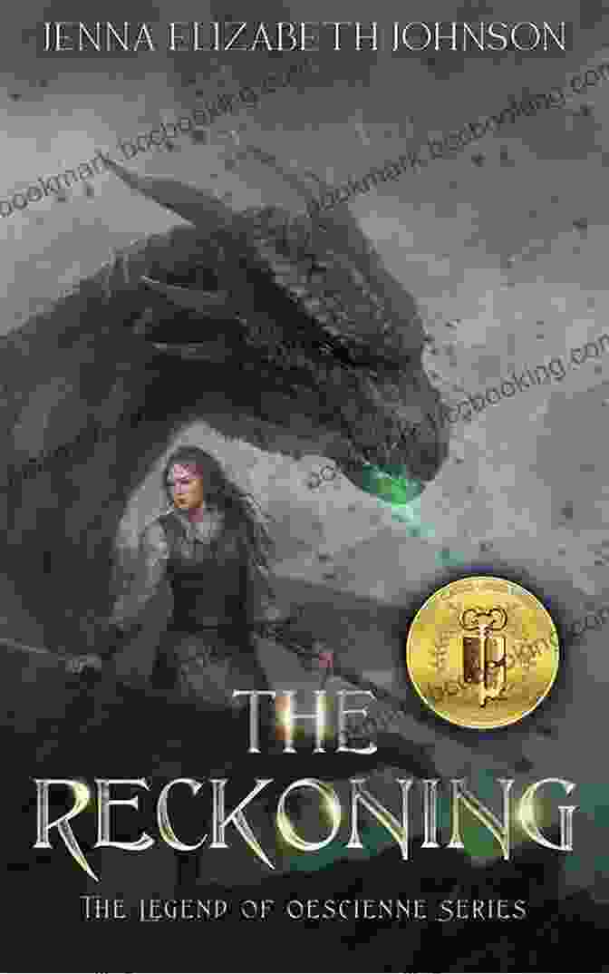 The Reckoning: The Legend Of Oescienne Book Five Book Cover Featuring Kiara, Aric, And Riel Standing Amidst A Swirling Vortex Of Magic And Adventure The Reckoning: The Legend Of Oescienne (Book Five)