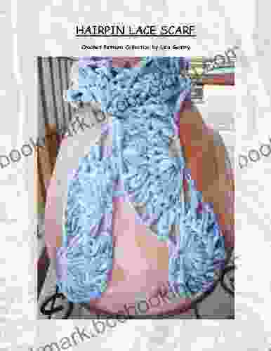 Hairpin Lace Scarf Crochet Pattern #156