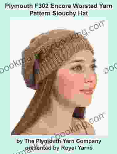 Plymouth F302 Encore Worsted Yarn Pattern Slouchy Hat (I Want To Knit)